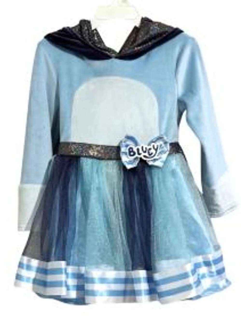 Spirit Blue and Navy Hooded Tulle Costume Dress